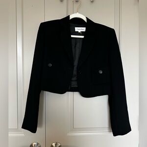 Calvin Klein Women's Elegant Black Blazer